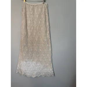 Agua Bendita Crochet Cream Tove Midi Skirt Womens Sz S $240 Swim Cover Up thumbnail 5