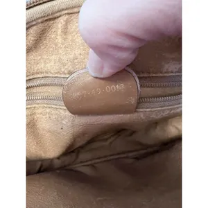 GUCCI Vintage Monogram GG Bag Made In ITALY Beige‎ Logo Crossbody AUTHENTIC thumbnail 4
