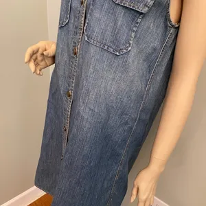 Current‎ Elliott 100% Cotton Jean Tank dress thumbnail 3