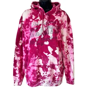 Distressed GAP The Eastern Atlantic 1969 Showdown Bleached Tie Dye Hoodie thumbnail 1