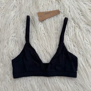 Skims Fits Everybody Triangle Bralette Onyx Size XXS thumbnail 2