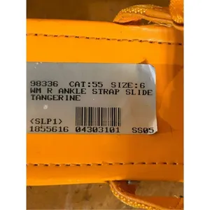 Lands’ End ankle strap slide, tangerine size 6 ￼ thumbnail 10