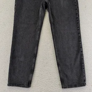 Abercrombie Fitch The Ankle Straight Ultra‎ High Rise Black Jeans Women 28 6R thumbnail 6