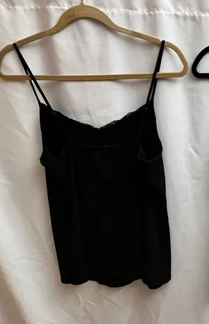 Heart & Hips Women’s XL Lace Trim Camisole Tank Tops Black Green Lot of 2 thumbnail 1