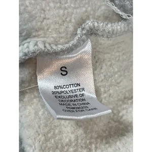 Playboy by PacSun Y2K Gray Crewneck Sweatshirt S Green Textured Logo Pullover thumbnail 5