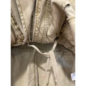FREE PEOPLE Seize The Day Military Jacket ARMY OVERSIZED DRAW STRING M thumbnail 4