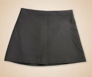 Zara Black A-Line Mini Skirt, Size M thumbnail 1