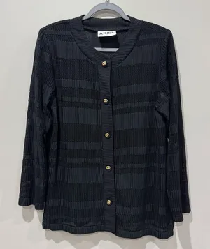 Ariel Timeless Luxury Black Cardigan‎ Size Small Black thumbnail 1