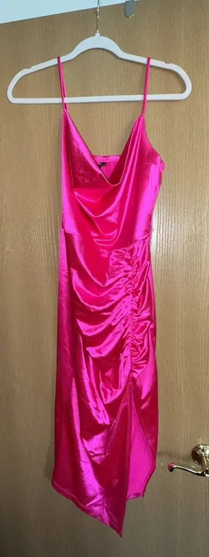 Windsor Pink Midi Dress thumbnail 1