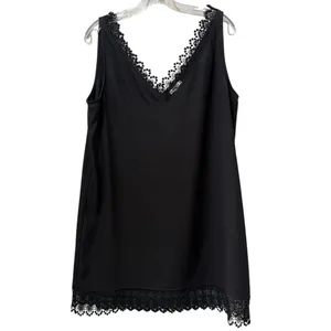 NEW Leith Women’s Black Sleeveless Little Black Shift Dress Size Large‎ MSRP $69 thumbnail 2