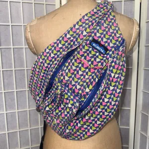 KAVU Rope‎ Sling Bag Geometric Print Gorpcore Outdoor Travel Hiking Backpack thumbnail 12