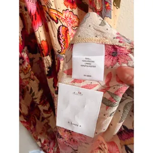 a loves a Womens Maxi Dress S Multicolor Viscose Boho Floral Tiered Button Front thumbnail 7