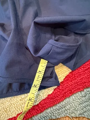 Navy Blue Workout Athletic Running Shorts Built in Underwear Women’s Size Large thumbnail 2
