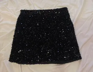 Black Sequin Skirt thumbnail 2
