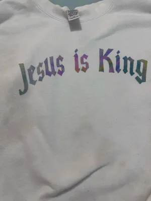 Jesus Is Elevated Faith King Sweatshirt thumbnail 2