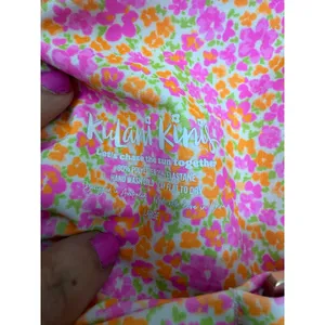 Kulani Kinis Champagne Blossom V Strapless Bandeau Top Vintage V Cheeky Bottoms thumbnail 4