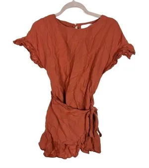ASTR wrap linen‎ dress thumbnail 1