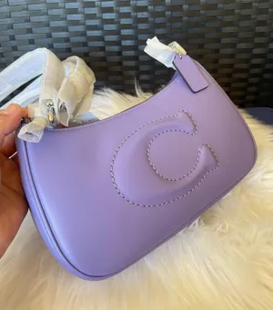 Coach TERI SHOULDER BAG ( CR099) SILVER/LIGHT VIOLET Purple Purse thumbnail 4