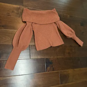 ANTHROPOLOGIE Tessa Off the Shoulder Puff Sleeve Sweater Top Size XS thumbnail 4