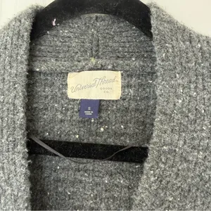 Universal Thread Gray Knit Cardigan Sweater Size Small thumbnail 3