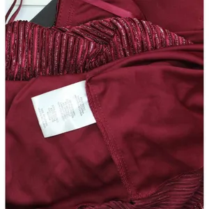 NWT City Studio Velvet Spaghetti Strap Fit Flare Mini Dress Wine Red 7 / 8 thumbnail 8