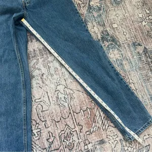 Vintage LEVI’s 550 High Rise Relaxed Fit Tapered Leg Mom Jeans Blue Size 10 thumbnail 9