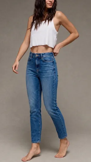 American Eagle Next Level Curvy High-Waisted Jeggings Jeans thumbnail 1