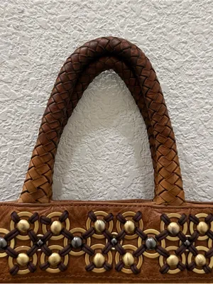 ISABELLA FIORE Brown Taj Mahal Charlize Fold-Over Messenger Pocket Tote Boho Bag thumbnail 13