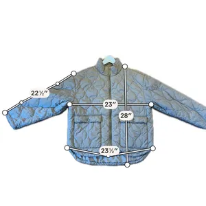 Sonoma tan quilted puffer jacket oversized large thumbnail 7