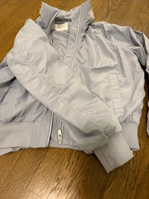 Athleta Jetsetter Bomber Jacket in Light Blue/Purple Size Small - C4-096 thumbnail 5