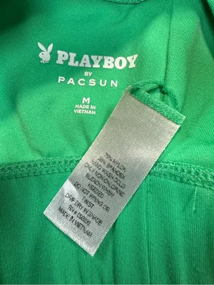 PLAYBOY Green Logo Sports Bralette thumbnail 7