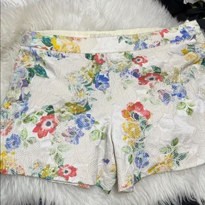 Anthropologie Shorts Catalonia Elevenes 12 Floral all over detail pockets thumbnail 1