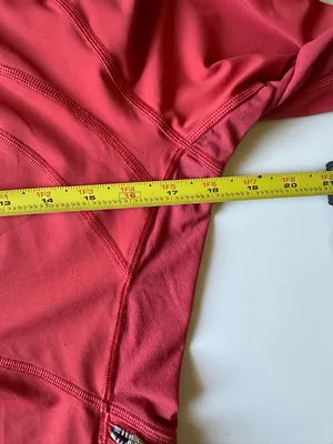 Lululemon Red‎ Half-Zip Athletic Pullover Jacket Women’s Front On the Pack Sz 10 thumbnail 10