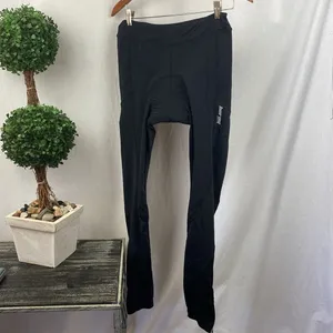 Beroy Women's Black Padded Bicycle Cycle Sport Athletic Pants NEW L thumbnail 2