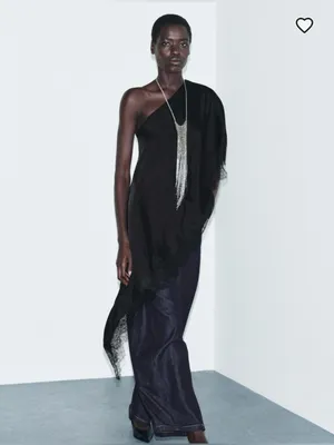 Zara ZW COLLECTION satin lace top‎ thumbnail 3