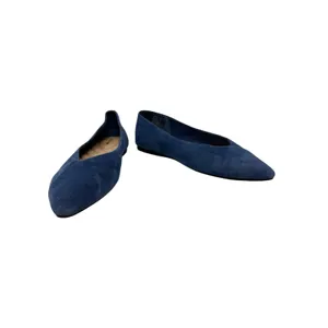 Birdies The Goldfinch Pointed Toe Suede Ballet Flats Indigo Blue Size 8 thumbnail 5