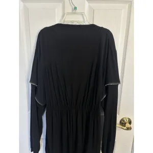 TOV Holy-G inc Black Long Sleeve Zipper Dress Size 40 L Pockets Punk Grunge Goth thumbnail 5