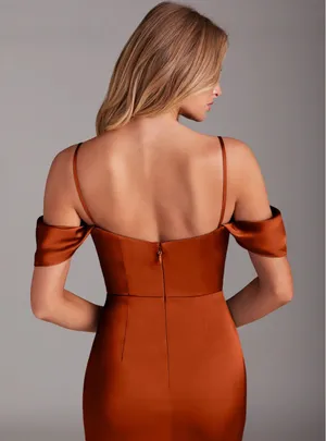 Azazie Paprika Dress Bridesmaid thumbnail 4