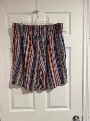 SHEIN Plus Size Boho Shorts 2XL thumbnail 2