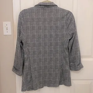 Weareever Open Front Light Weight Houndstooth Blazer thumbnail 5