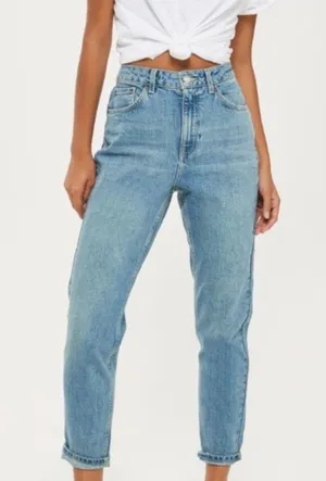 Topshop Moto High-Waisted Mom Jeans thumbnail 1