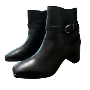 👢 Naturalizer Aimee Water Resistant Zip Bootie Black 10W 👢‎ thumbnail 4
