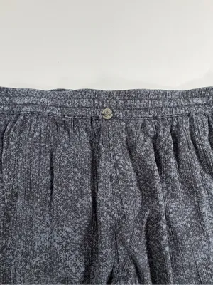 prAna Breathe Wide‎ Leg Lounge Pants Heather Gray Boho Crinkle Pull On Womens S thumbnail 8