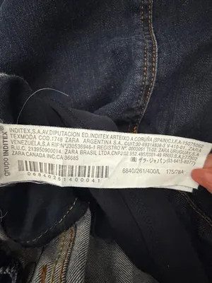 Zara Skirt Maternity Size Large Dark Wash Denim Stretch Panel(A543) thumbnail 11