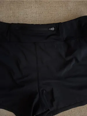 Athleta Black Women's Bike Shorts with Reflective Trim Size Large thumbnail 8