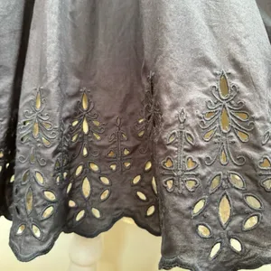 Tibi Strapless Dress Smokey Navy Cream Lace Trim & Slip Mini Corset Coquette thumbnail 6