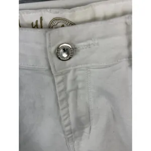 Cute Womens Capri Jeans Size 4 White thumbnail 5