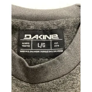 Dakine Liberator LW Crew Sweatshirt‎ Black Heather Women L UPF 50+ W380DAK0002 thumbnail 4
