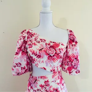 Hello Molly // Sweetest Kind Pink Floral Mini Dress thumbnail 6