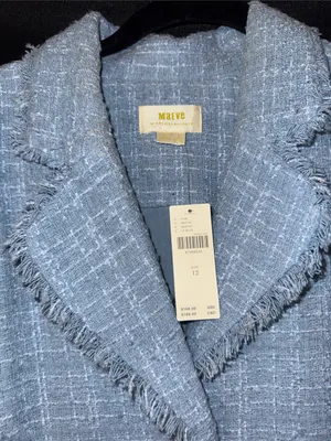 NWT Maeve Sleeveless Tweed Blazer Mini Dress thumbnail 5